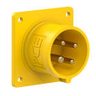 PC ELECTRIC - CEE-Anbaugerätestecker 70x70 gerade 16A 4p 4h IP44