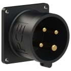 PC ELECTRIC - CEE-Anbaugerätestecker 56x56 gerade 16A 4p 7h IP44