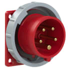 PC ELECTRIC - CEE-Anbaugerätestecker 75x75 gerade 16A 5p 6h IP67 TT