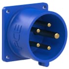 PC ELECTRIC - CEE-Anbaugerätestecker 60x60 gerade 16A 5p 9h IP44