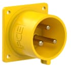 PC ELECTRIC - CEE-Anbaugerätestecker 70x70 gerade 32A 3p 4h IP44