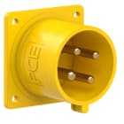 PC ELECTRIC - CEE-Anbaugerätestecker 70x70 gerade 32A 4p 4h IP44