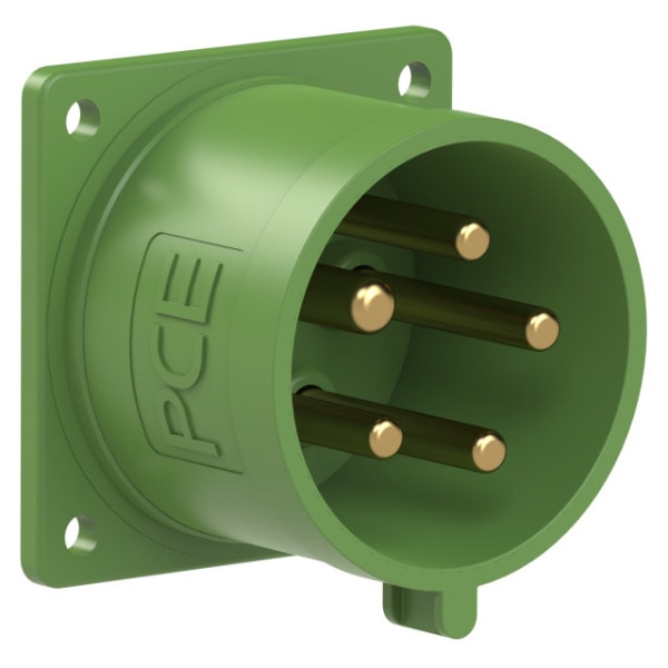 PC ELECTRIC - CEE-Anbaugerätestecker 70x70 gerade 32A 5p 2h IP44