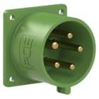 PC ELECTRIC - CEE-Anbaugerätestecker 70x70 gerade 32A 5p 2h IP44
