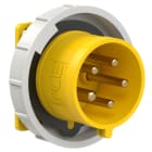 PC ELECTRIC - CEE-Anbaugerätestecker 75x75 gerade 32A 5p 4h IP67