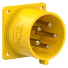 PC ELECTRIC - CEE-Anbaugerätestecker 70x70 gerade 32A 5p 4h IP44