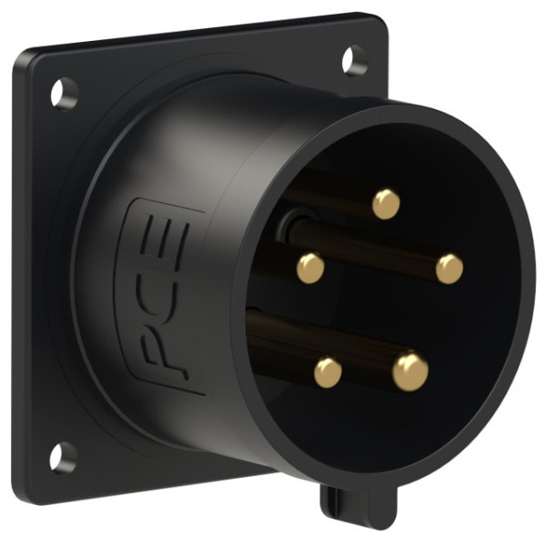PC ELECTRIC - CEE-Anbaugerätestecker 75x75 gerade 32A 5p 7h IP44