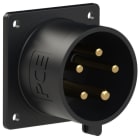 PC ELECTRIC - CEE-Anbaugerätestecker 75x75 gerade 32A 5p 7h IP44