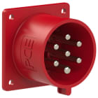 PC ELECTRIC - CEE-Anbaugerätestecker gerade (75x75mm) 32A 7p 6h IP44/IP54
