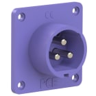 PC ELECTRIC - CEE-Anbaugerätestecker gerade 70x70mm 32A 3p 24VAC 50/60Hz IP44 TWIST