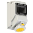PC ELECTRIC - CEE-Wandsteckdose mit Fenster 32A 3p 4h IP67