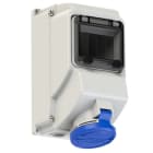 PC ELECTRIC - CEE-Wandsteckdose mit Fenster 32A 4p 9h IP44