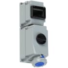PC ELECTRIC - CEE-Steckdose abschaltbar DIN 63A 4p 9h IP66/IP67