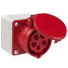 PC ELECTRIC - CEE-Aufputzdose 75x75 (blind) gerade 16A 5p 6h IP44