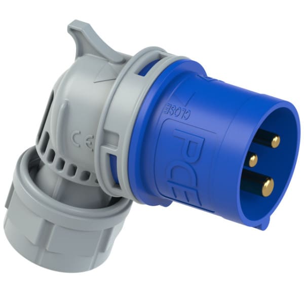 PC ELECTRIC - CEE-Winkelstecker 16A 3p 6h IP44 TT TWIST