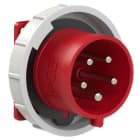 PC ELECTRIC - CEE-Phasenwender Anbaugerätestecker gerade 32A 5p 6h IP67