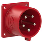 PC ELECTRIC - CEE-Phasenwender Anbaugerätestecker gerade 32A 5p 6h IP44