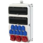 PC ELECTRIC - Wandverteiler Kunststoff Baureihe Sölden BV 2x32/5 16/5 9xSSD M32oBVu H Ea