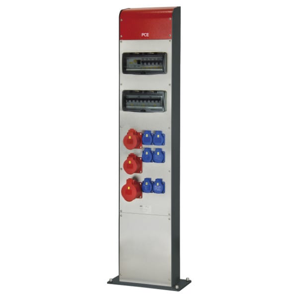 PC ELECTRIC - Energiesäule Stahl PILA BV 32/5 2x16/5 6xSSD 2x9218 E IP54