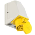 PC ELECTRIC - CEE-Wandsteckdose durchschleifbar 16A 4p 4h IP44