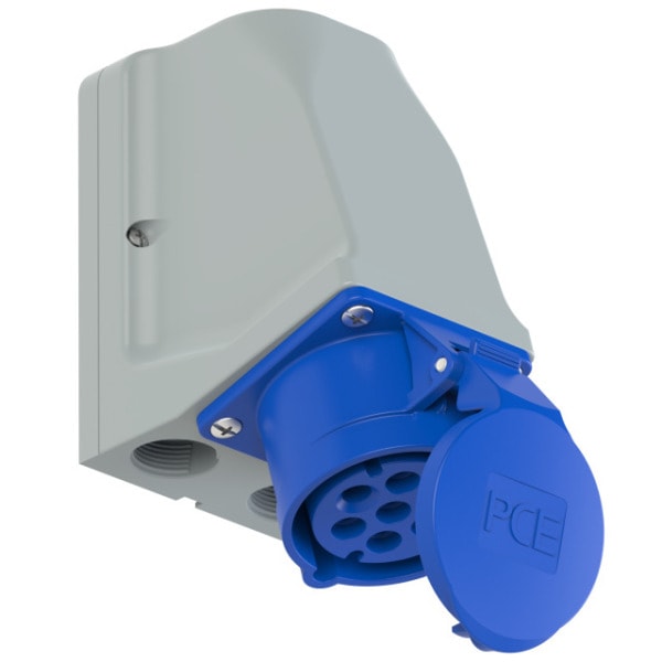 PC ELECTRIC - CEE-Wandsteckdose 16A 7p 9h IP44/IP54