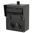 PC ELECTRIC - Wandverteiler Vollgummi Baureihe Salzburg BV 32/5 16/5 2xSSD M32o MI Ea