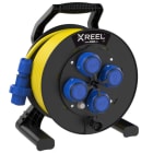 PC ELECTRIC - Kabeltrommel XREEL 310 4xSSD IP68 nat 25m 3G2,5 N07V3V3-F K35 gelb IP54