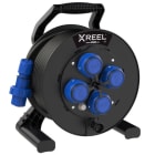 PC ELECTRIC - Kabeltrommel XREEL 310 4xSSD IP68 nat 25m 3G2,5 H07RN-F schwarz K2 IP54