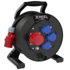 PC ELECTRIC - Kabeltrommel XREEL 310 1xCEE 16A 5p 400V,3xSSD 33m 5G2,5 H07RN-F schwarz K2 IP54