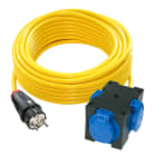 PC ELECTRIC - Verlängerungsleitung 5m N07V3V3-F 3G2,5 gelb K35 SK-Stecker/3-fach St. Anton