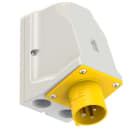 PC ELECTRIC - CEE-Wandgerätestecker 16A 3p 4h IP44