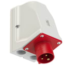 PC ELECTRIC - CEE-Wandgerätestecker 16A 3p 9h IP44