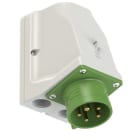 PC ELECTRIC - CEE-Wandgerätestecker 16A 5p 2h IP44