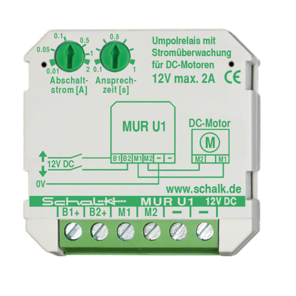 SCHALK - Motor-Umpolrelais 12V DC, 2A