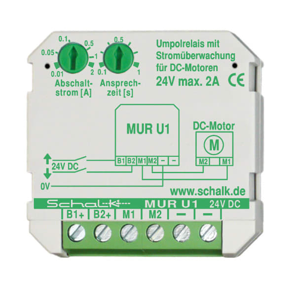 SCHALK - Motor-Umpolrelais 24V DC, 2A