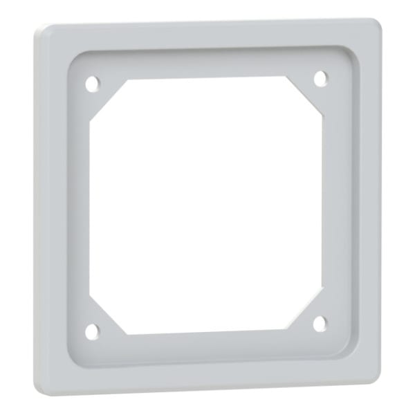 PC ELECTRIC - Flanschadapter offen grau DESIGN