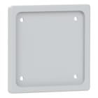 PC ELECTRIC - Blindflansch für Designsteckdosengehäuse (grau)