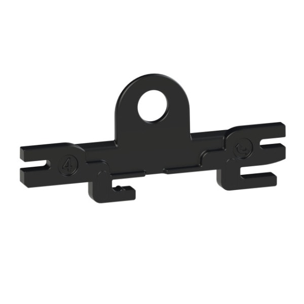 PC ELECTRIC - Fensterhalter für Klappfenster IP44/54 schwarz
