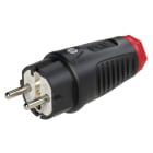 PC ELECTRIC - Taurus2 Gummi-Stecker 2SL IP54 (schwarz/rot)