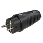 PC ELECTRIC - Taurus2 Vollgummi-Stecker nat IP54 (schwarz)
