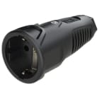 PC ELECTRIC - Taurus2 Vollgummi-Kupplung nat IP20 (schwarz)