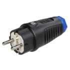 PC ELECTRIC - Taurus2 Gummi-Stecker 2SL IP54 (schwarz/blau)