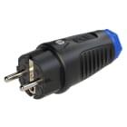 PC ELECTRIC - Taurus2 Vollgummi-Stecker 2SL IP54 (schwarz/blau)