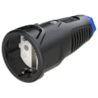 PC ELECTRIC - Taurus2 Gummi-Kupplung nat IP20 (schwarz/blau)