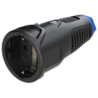 PC ELECTRIC - Taurus2 Gummi-Kupplung nat SH IP20 (schwarz/blau)