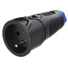 PC ELECTRIC - Taurus2 Gummi-Kupplung fb IP20 (schwarz/blau)