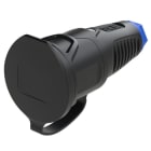 PC ELECTRIC - Taurus2 Gummi-Kupplung DB nat IP54 (schwarz/blau)