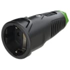 PC ELECTRIC - Taurus2 Gummi-Kupplung nat SH IP20 (schwarz/grün)