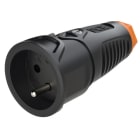 PC ELECTRIC - Taurus2 Gummi-Kupplung fb IP20 (schwarz/orange)