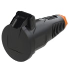 PC ELECTRIC - Taurus2 Gummi-Kupplung KD nat IP54 (schwarz/orange)